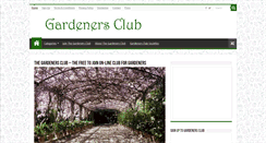 Desktop Screenshot of gardeners-club.co.uk